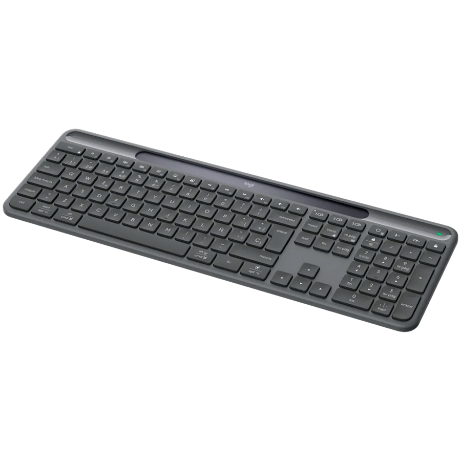 Tipkovnica LOGITECH 920-013779 Slim Solar+ for Business, Graphite, US INT'L, 2.4GHZ/BT-2