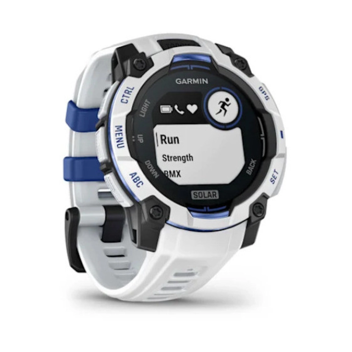 Pametni sat GARMIN Instinct 3 Solar Whitestone Bolt Blue LIMITED EDITION 45mm, 010-02934-03-2