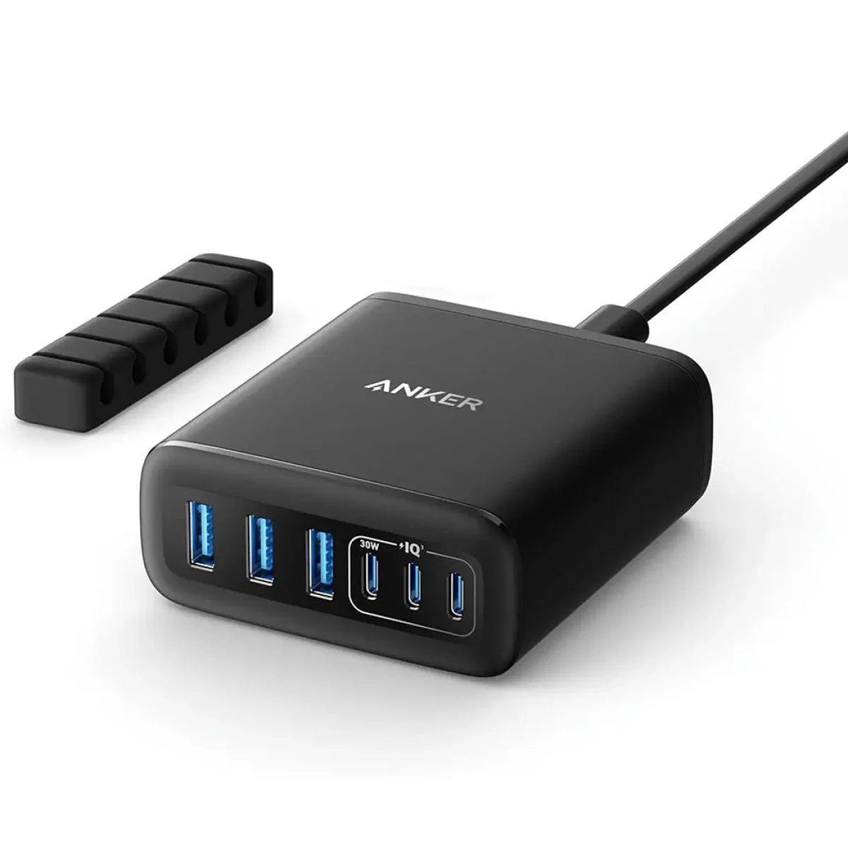 Kućni punjač ANKER GaN 6 port, 112W, 3xUSB-C, 3xUSB-A, A2154G11-0