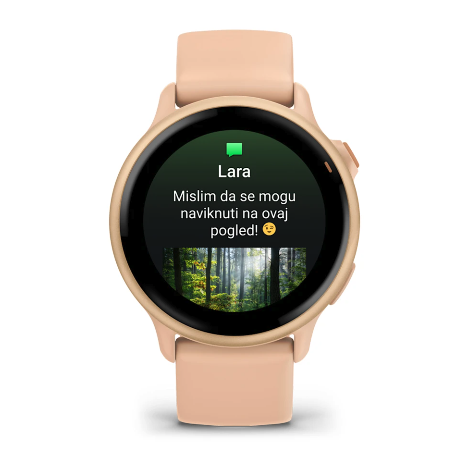 Pametni sat GARMIN Vivoactive 6 Pink Dawn / P. Dawn Metallic 42mm, 010-02985-03-5