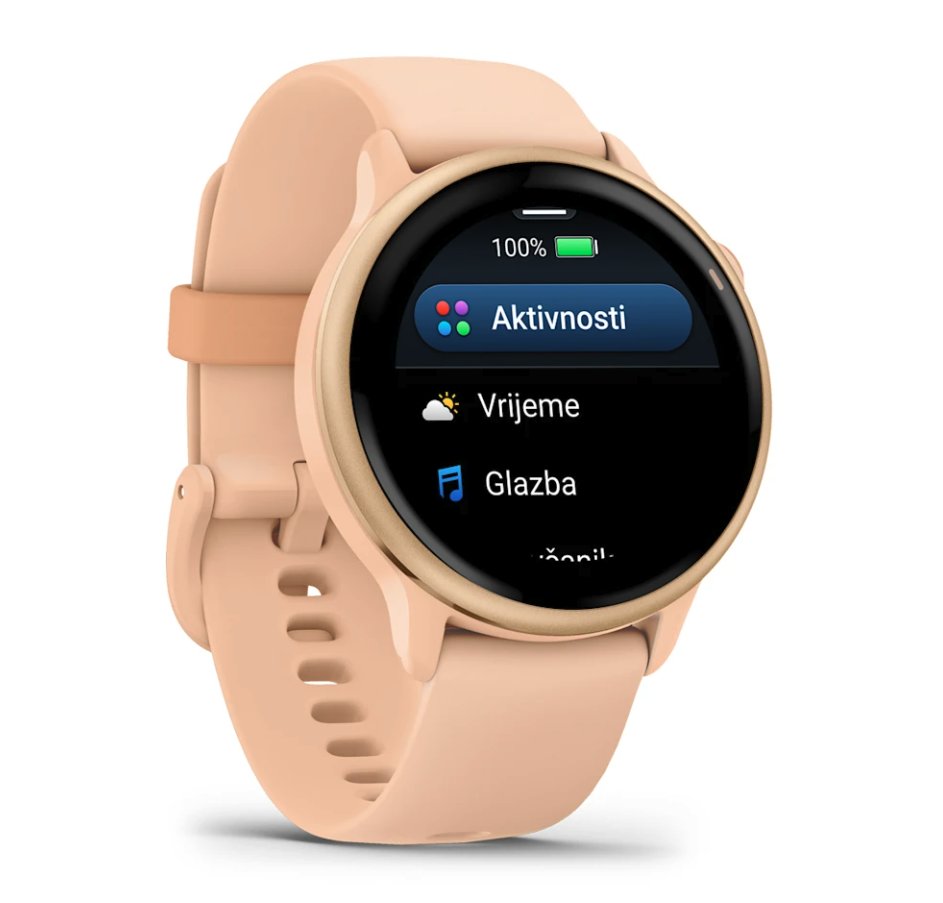 Pametni sat GARMIN Vivoactive 6 Pink Dawn / P. Dawn Metallic 42mm, 010-02985-03-1