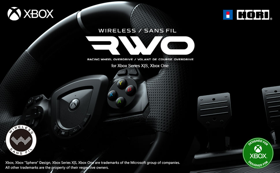 Bežični trkaći volan HORI Wireless Racing Wheel Overdrive (Xbox Series X|S / PC)-9