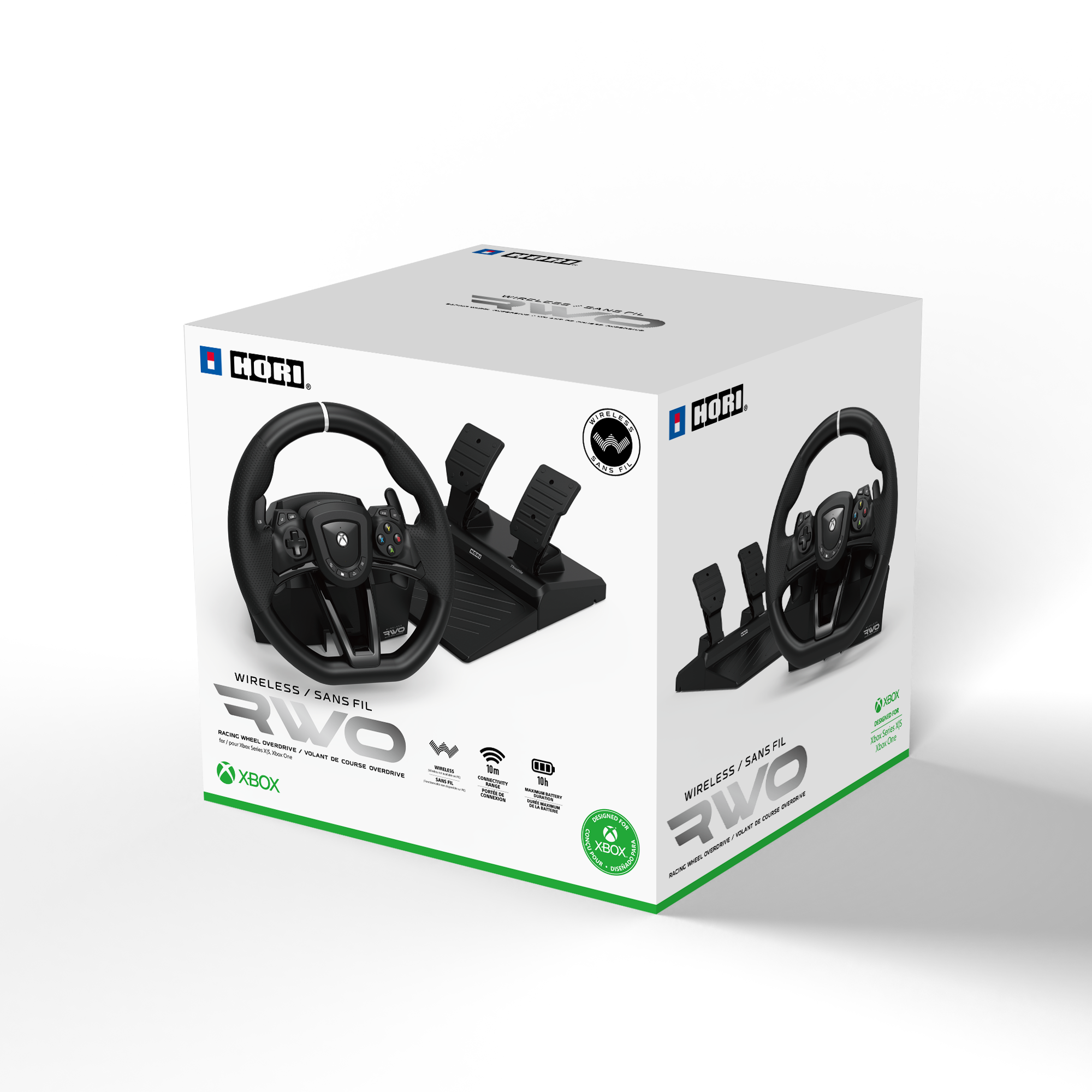 Bežični trkaći volan HORI Wireless Racing Wheel Overdrive (Xbox Series X|S / PC)-5