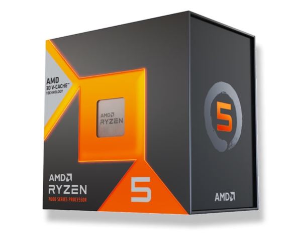 CPU AMD Ryzen 5 7500X3D AM5 (radni takt 4.000 MHz, L3 cache 96, TDP 65W, integrirani grafički sustav Y)