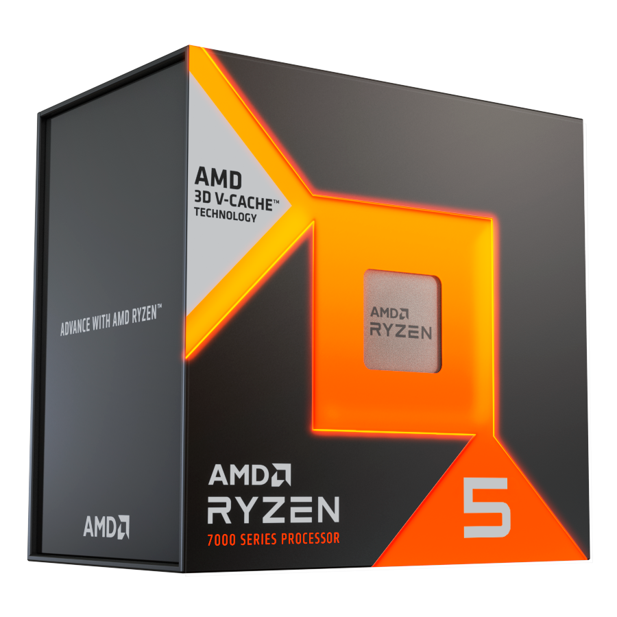 CPU AMD Ryzen 5 7500X3D AM5 (radni takt 4.000 MHz, L3 cache 96, TDP 65W, integrirani grafički sustav Y)-2