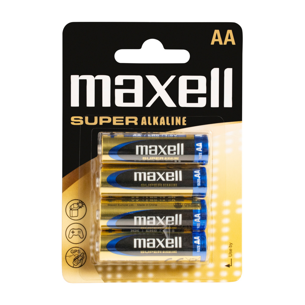 Maxell super alkalne baterije LR-6/AA, 4 komada-1