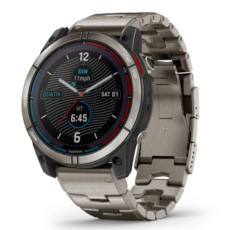 Pametni sat GARMIN Quatix 7 Solar Sapphire Edition Titanium, 010-02541-61-0