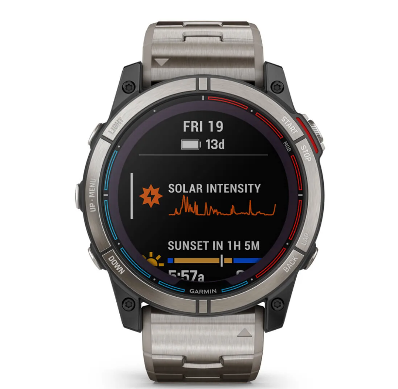 Pametni sat GARMIN Quatix 7 Solar Sapphire Edition Titanium, 010-02541-61-2