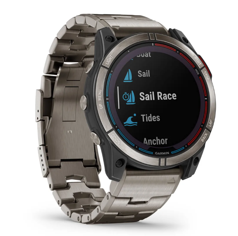 Pametni sat GARMIN Quatix 7 Solar Sapphire Edition Titanium, 010-02541-61-3