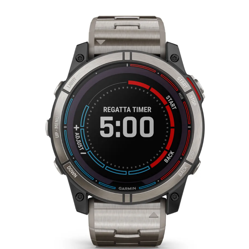 Pametni sat GARMIN Quatix 7 Solar Sapphire Edition Titanium, 010-02541-61-1