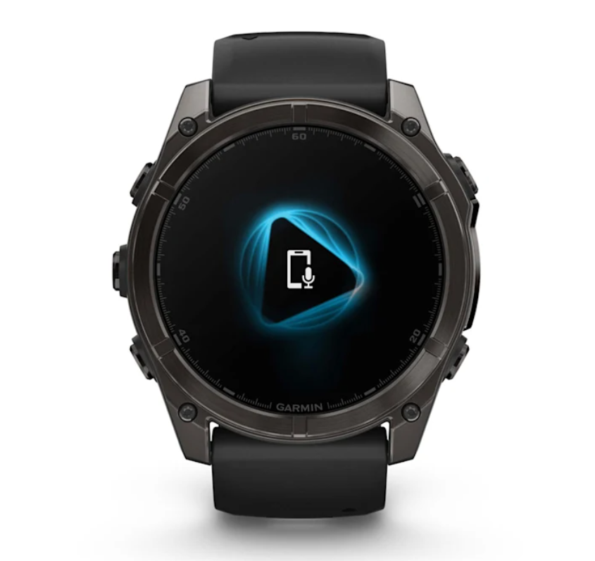 Pametni sat GARMIN Fenix 8, 51 mm, AMOLED, Sapphire Carbon Gray DLC Tit., Black/Pebble Gray remen, 010-02905-21-3