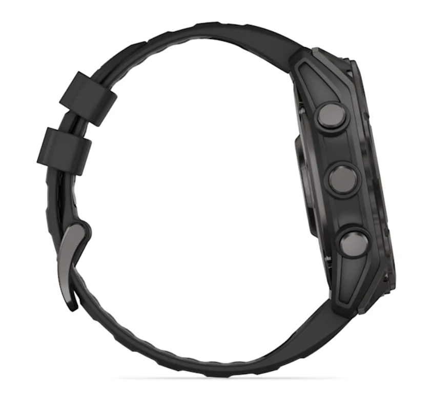 Pametni sat GARMIN Fenix 8, 51 mm, AMOLED, Sapphire Carbon Gray DLC Tit., Black/Pebble Gray remen, 010-02905-21-4