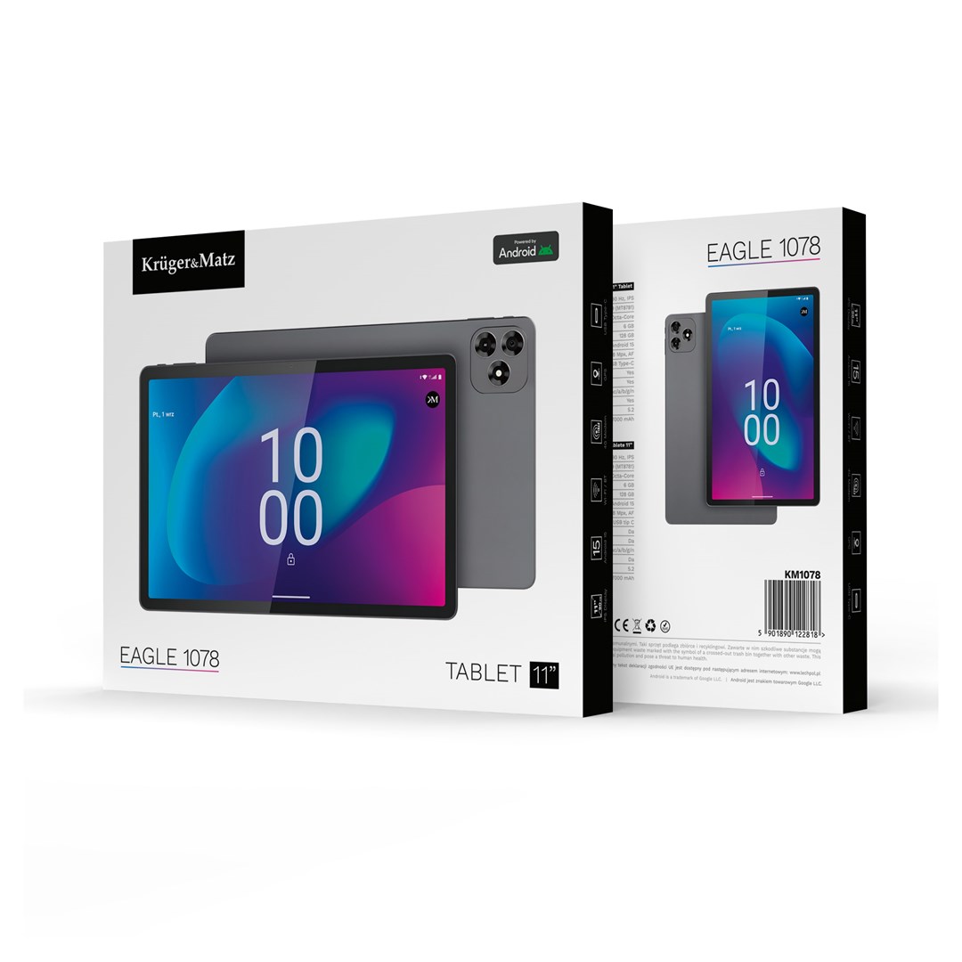 Tablet KRUGER & MATZ EAGLE KM1078 (10.1", 4gb ram, 64gb, lte)-8