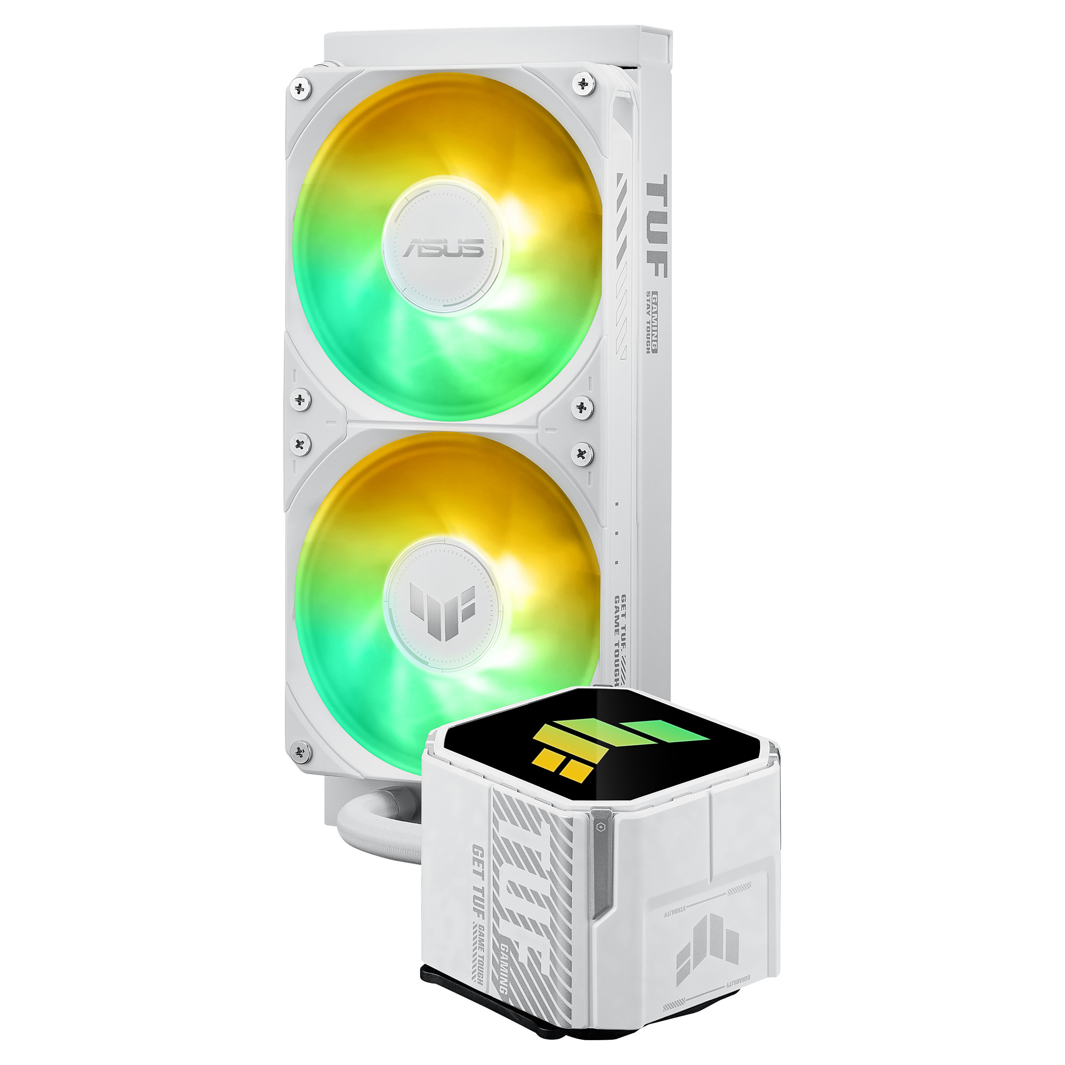 Hladnjak za procesor ASUS TUF GAMING LC III 240 ARGB WHT All-in-one tekući hladnjak 12 cm bijeli-8