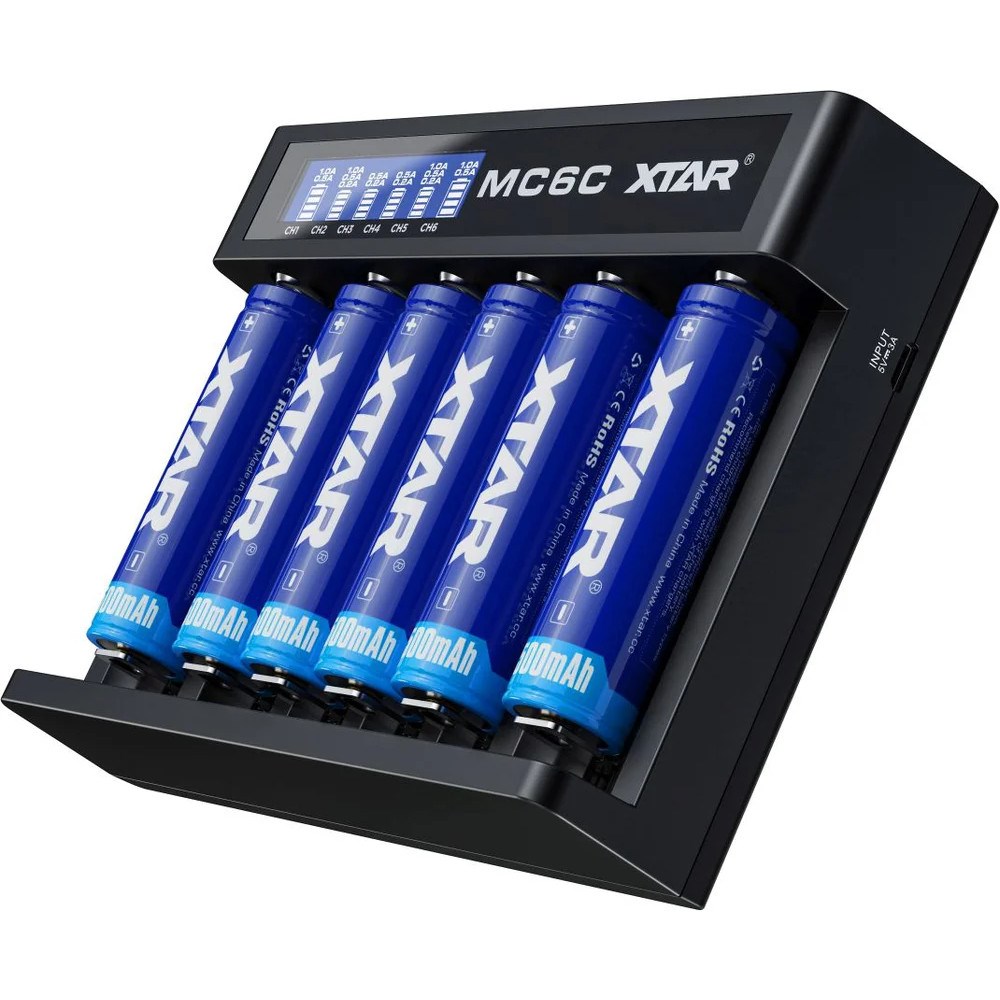 Punjač baterija XTAR MC6C-3