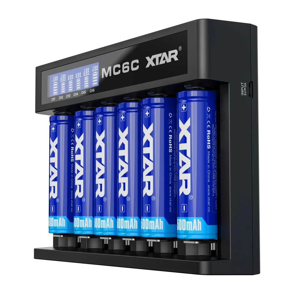 Punjač baterija XTAR MC6C-1
