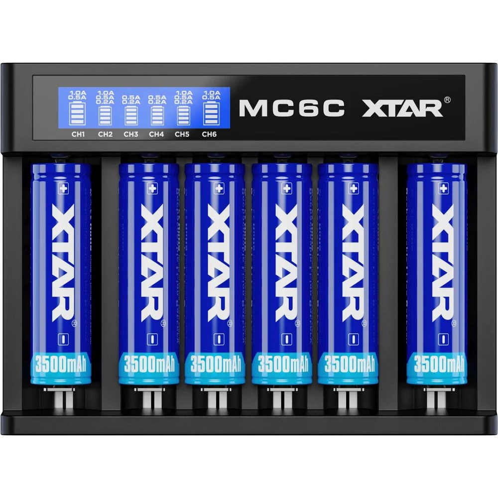 Punjač baterija XTAR MC6C-9
