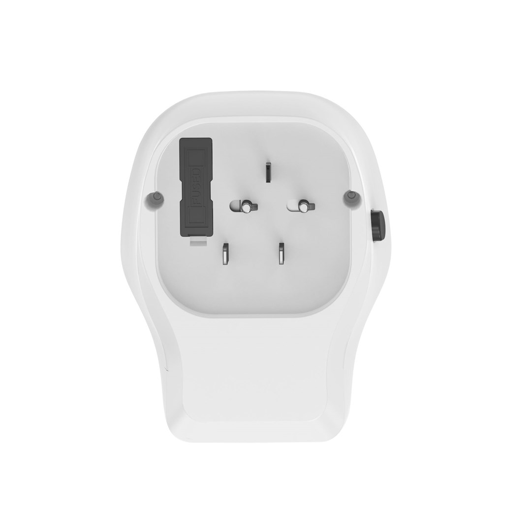 Adapter GEMBIRD TPA-1A2C20-02-W univerzalni putni 20 W bijeli-2