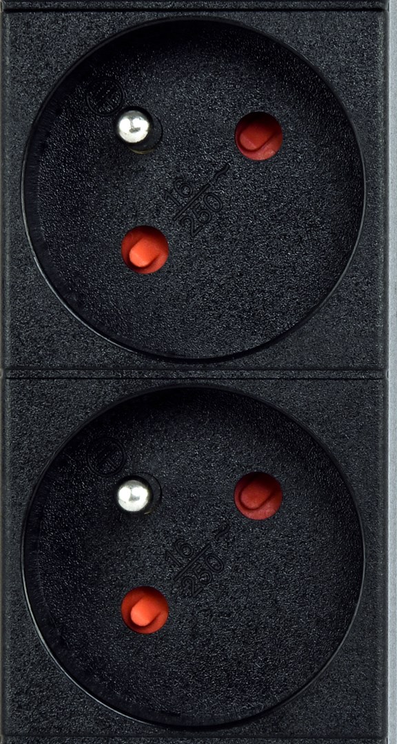 Rack power strip PDU GEMBIRD 9xFR 1U 16A F-4
