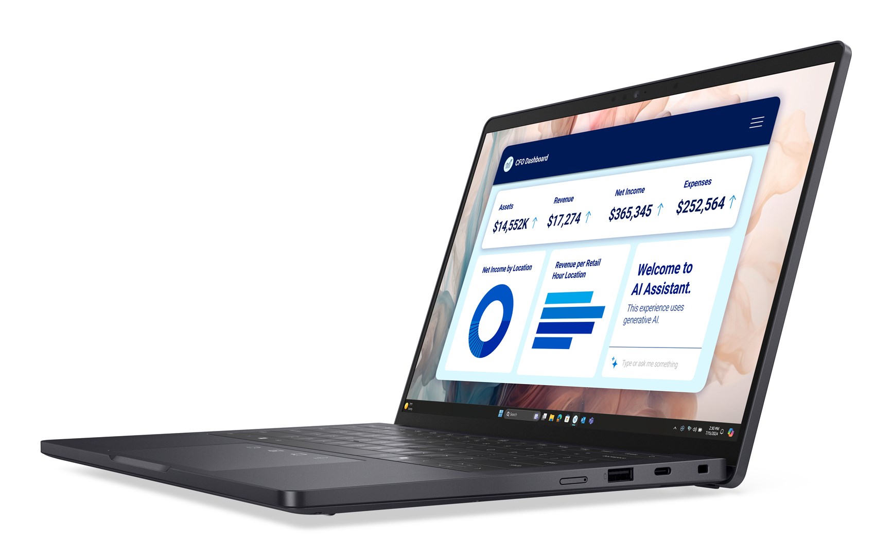 Laptop DELL Pro 13 Premium PA13250 Copilot+ PC (13.3" Full HD+, Intel Core Ultra 5, 16 GB RAM, 512 GB SSD, Wi-Fi 7, Windows 11 Pro, siva) – internacionalna non HR tipkovnica-2