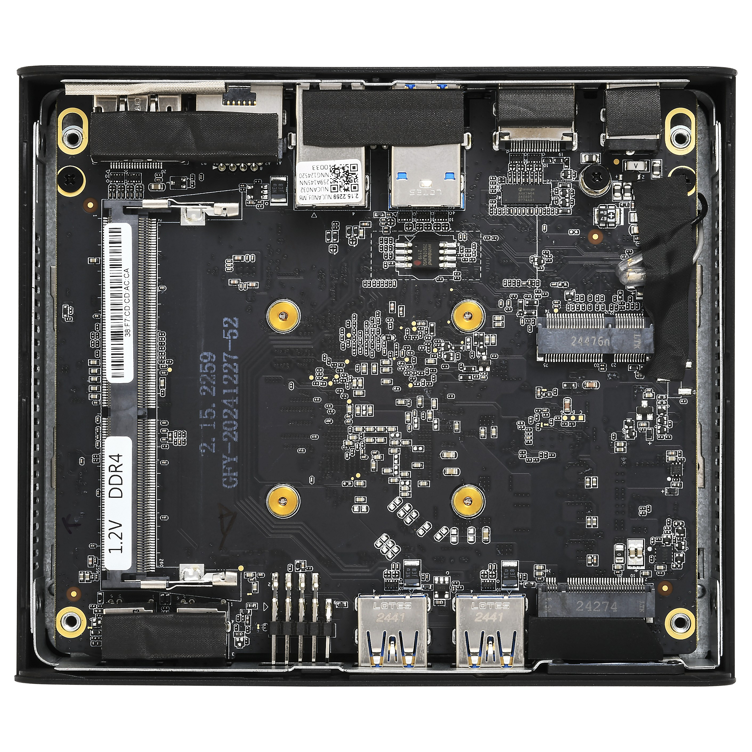 Nano PC SHUTTLE NE10N (Intel N100, HDMI, DP, 6x USB, LAN, fanless)-5
