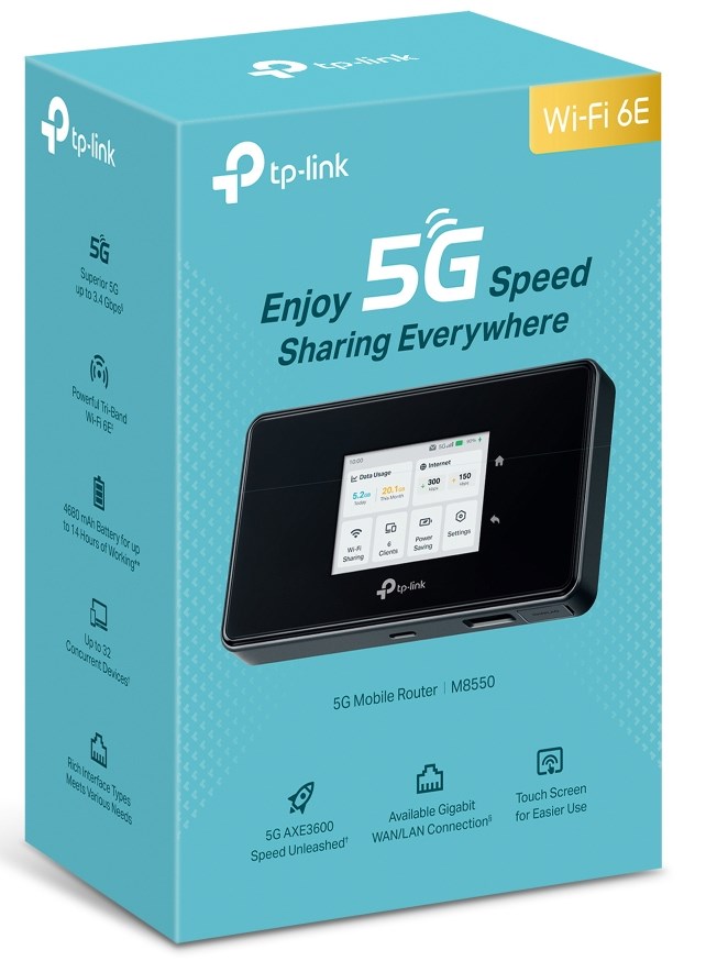 Mrežni uređaj TP-LINK M8550(EU) mobilni usmjerivač-6
