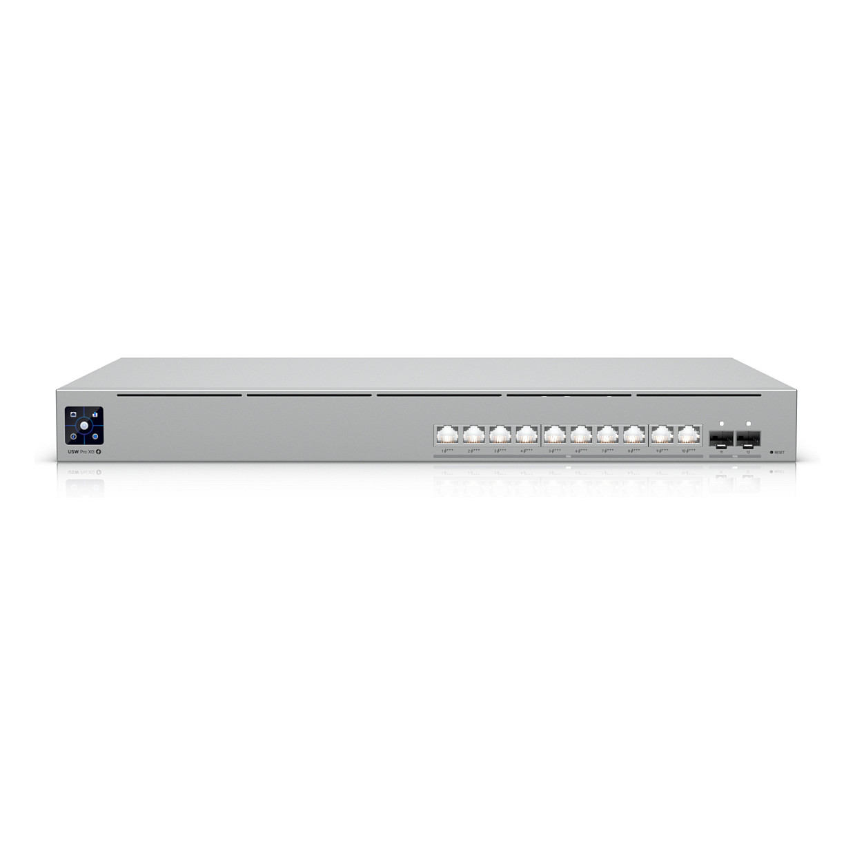 Switch UBIQUITI UniFi Pro XG 10 PoE (10-portni, 10g, l2/l3 managed, 1u, sivi)-0
