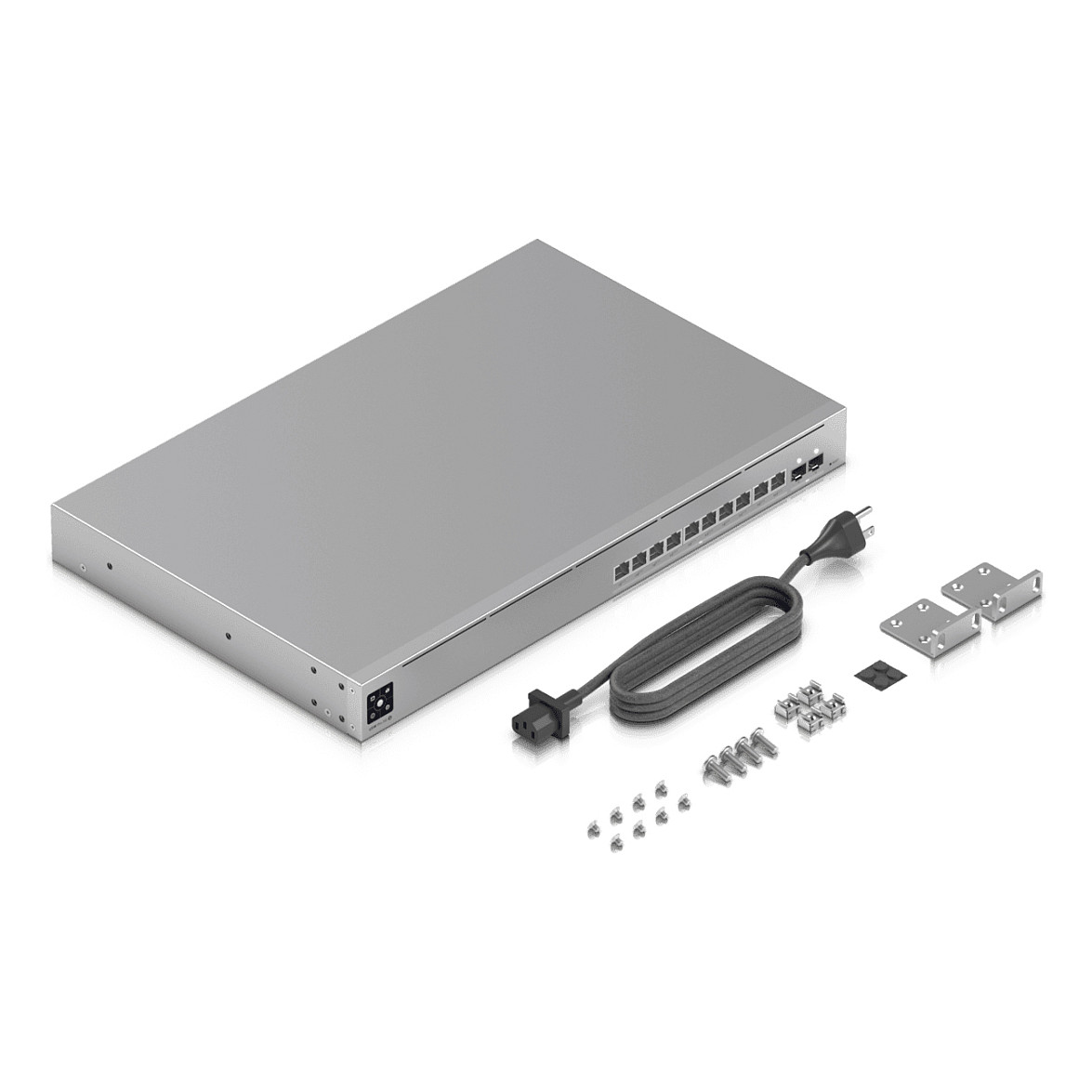 Switch UBIQUITI UniFi Pro XG 10 PoE (10-portni, 10g, l2/l3 managed, 1u, sivi)-6