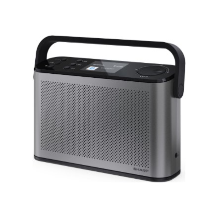 Prijenosni radio SHARP DR-P540GY (DAB+/FM, Bluetooth, LCD, Alarm)