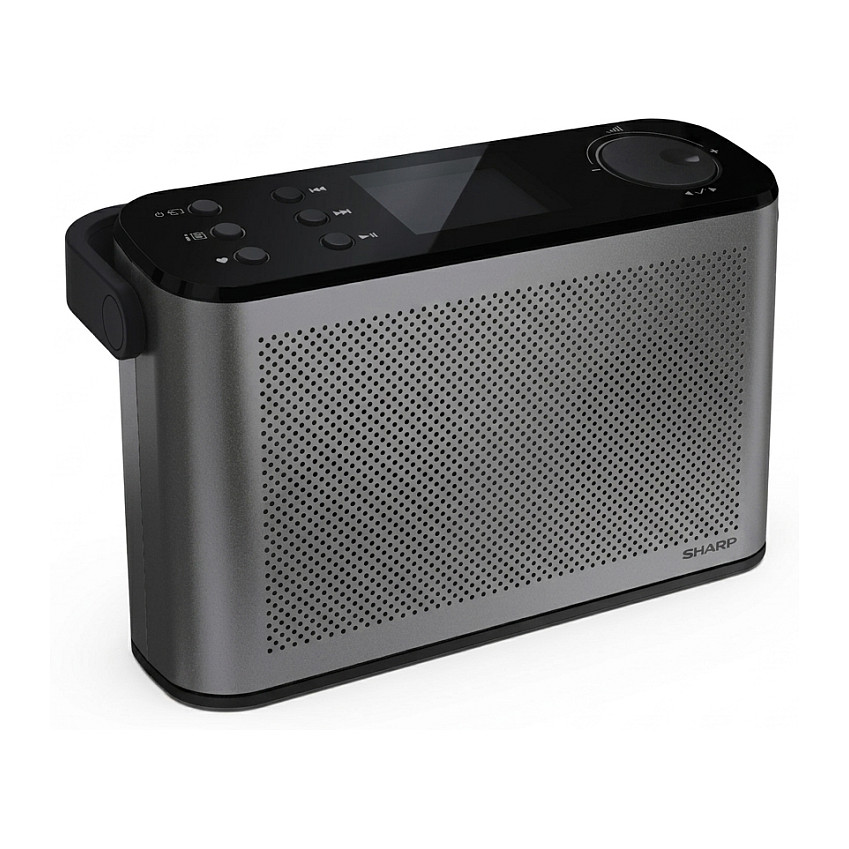 Prijenosni radio SHARP DR-P540GY (DAB+/FM, Bluetooth, LCD, Alarm)