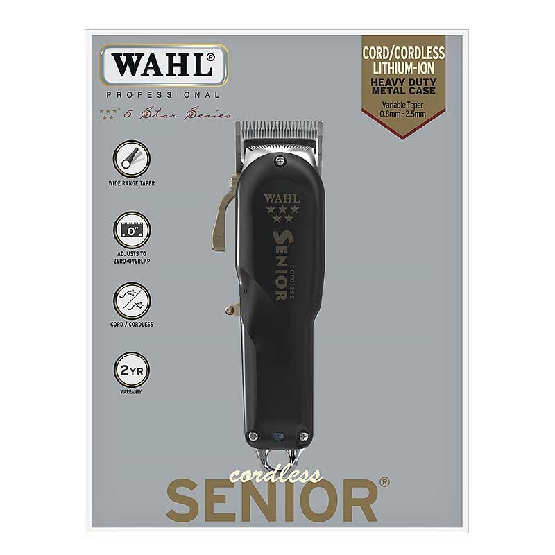 Wahl Cordless Senior Black Lithium-Ion (Li-Ion)-1