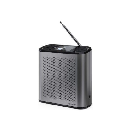 Prijenosni digitalni radio SHARP DR-P530 sivi (DAB+/FM, Bluetooth, Alarm)-0