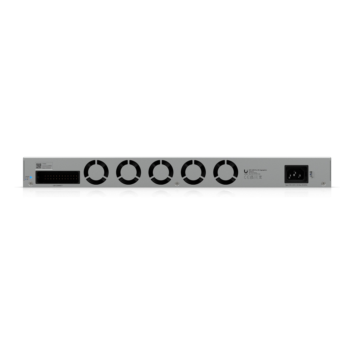 Switch UBIQUITI UniFi Pro XG Aggregation (upravljivi L2/L3, 1U, sivi)-3