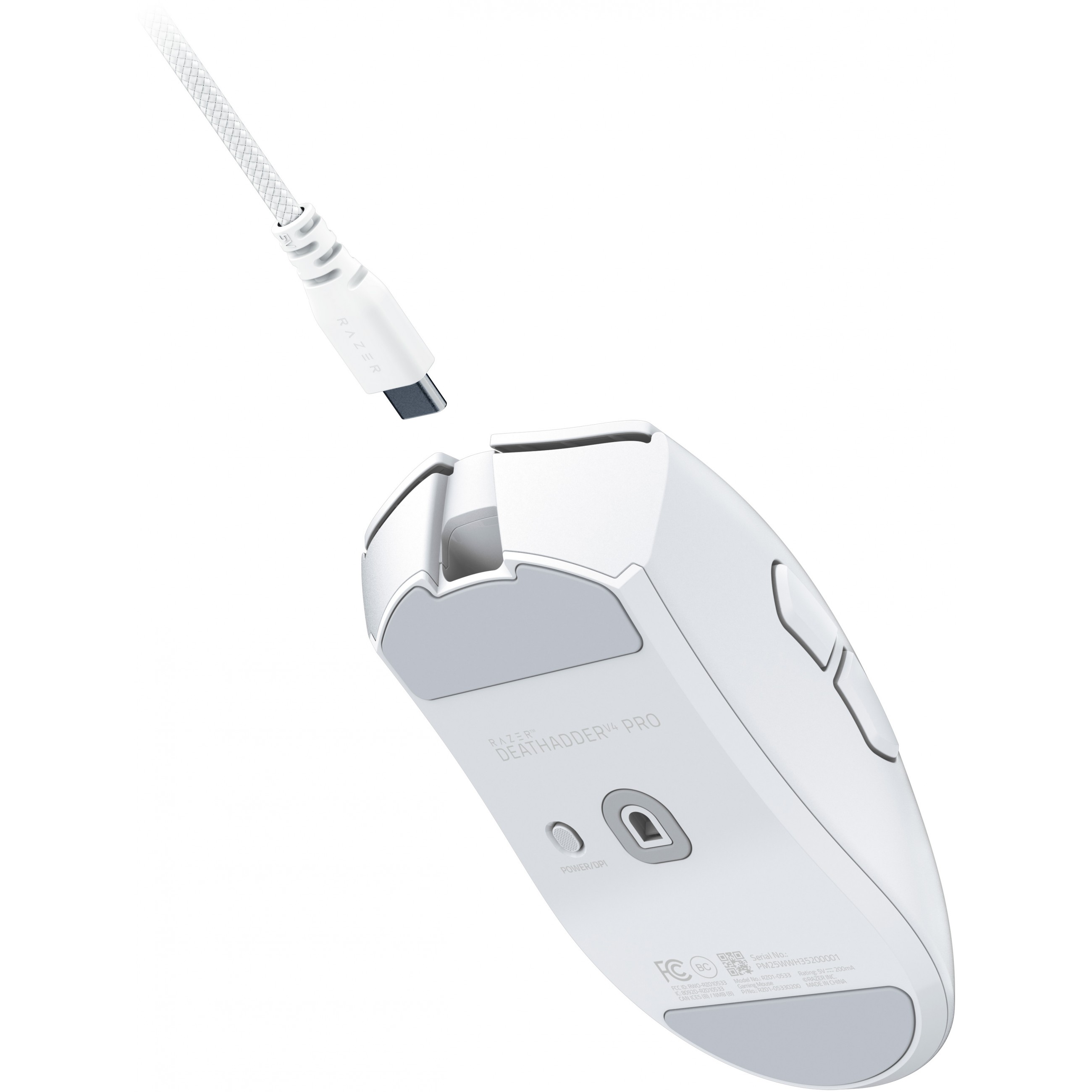Miš RAZER DeathAdder V4 Pro Gaming bežični desnoruki RF + USB Type-A optički 45000 DPI-5