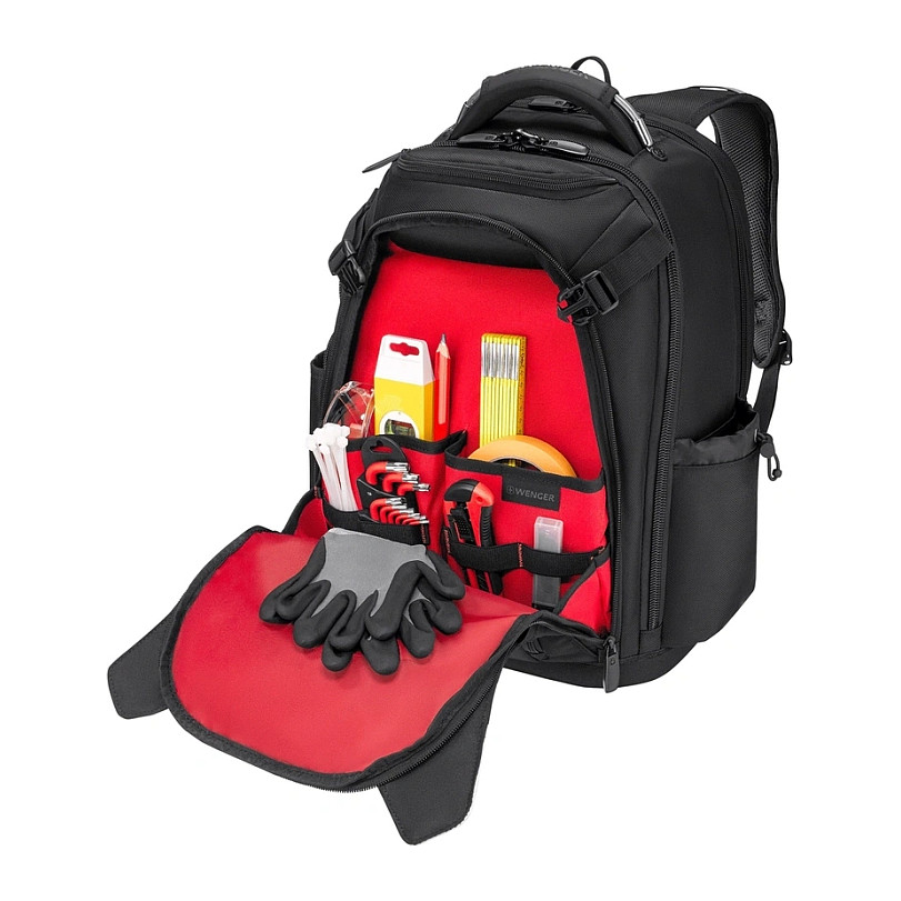 Ruksak Wenger PROFESSIONAL 17" Tool Backpack crna boja-13