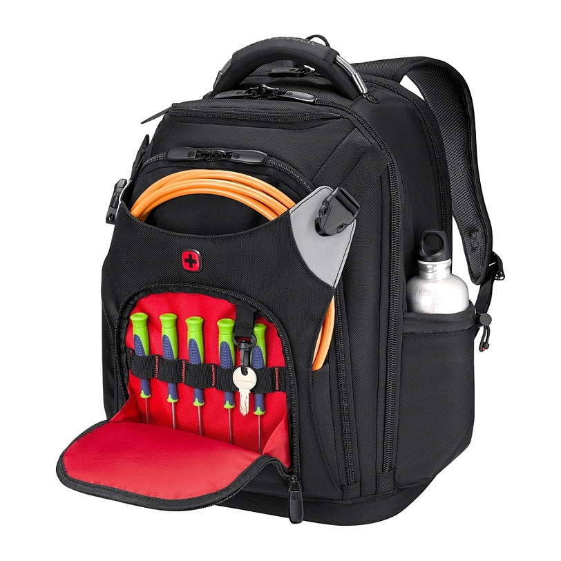 Ruksak Wenger PROFESSIONAL 17" Tool Backpack crna boja-16