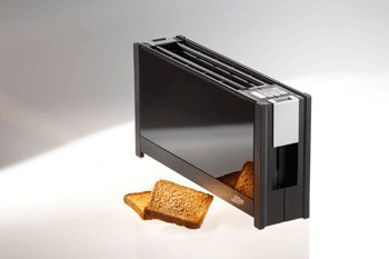 Toster RITTER Volcano 5 (950W, 2 utora, crni)-0