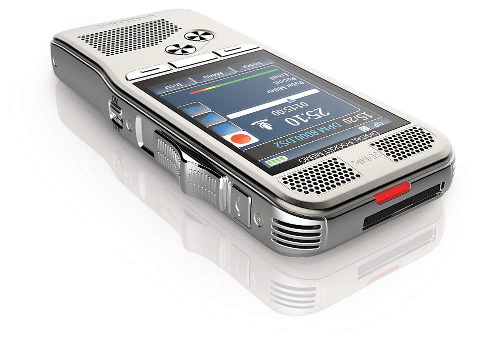 Digitalni diktafon PHILIPS Pocket Memo DPM8300 (3D Mic, 4GB, senzor pokreta, AES enkripcija)-2
