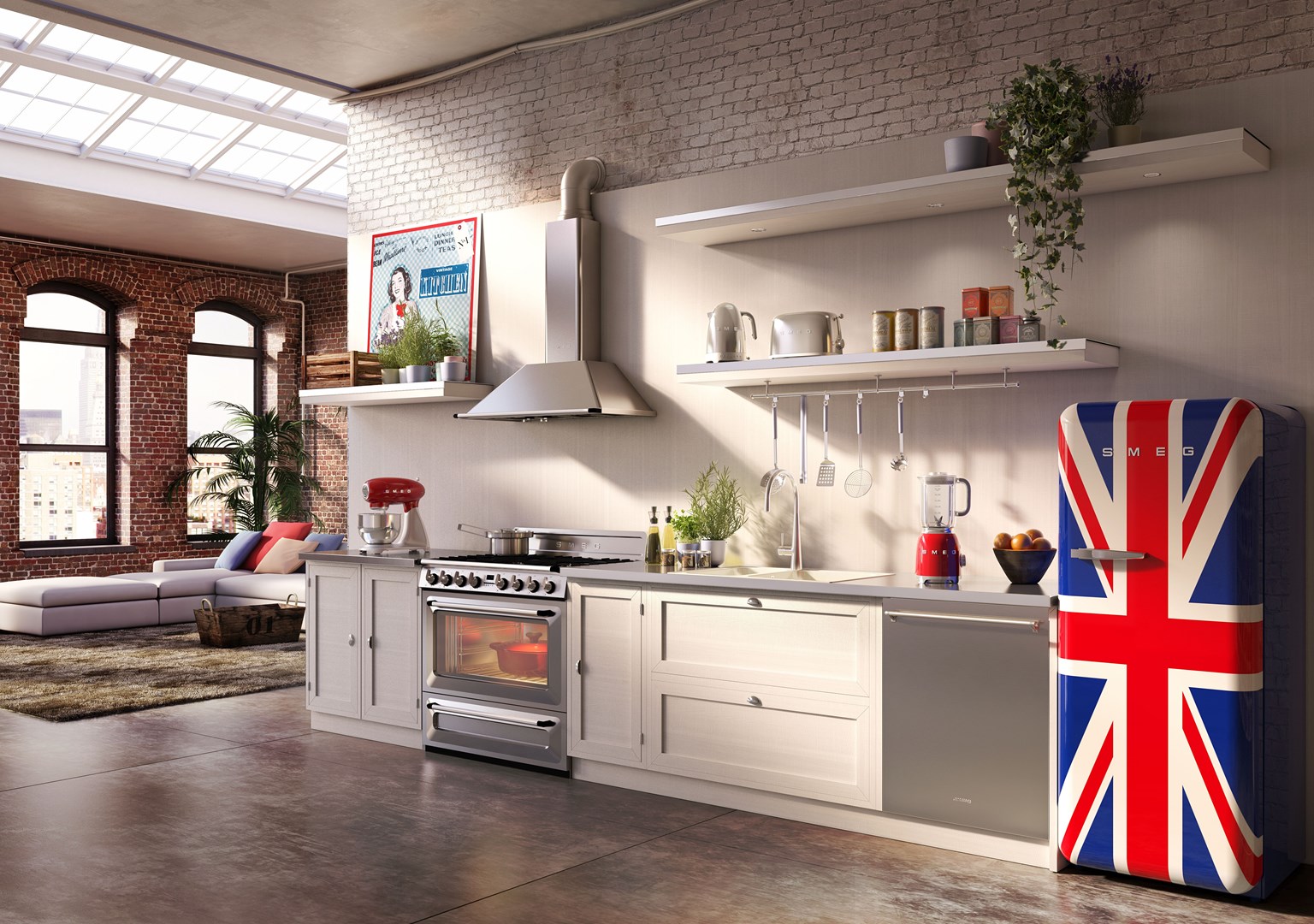 Smeg 50's Style Toaster TSF01SSEU Steel-2
