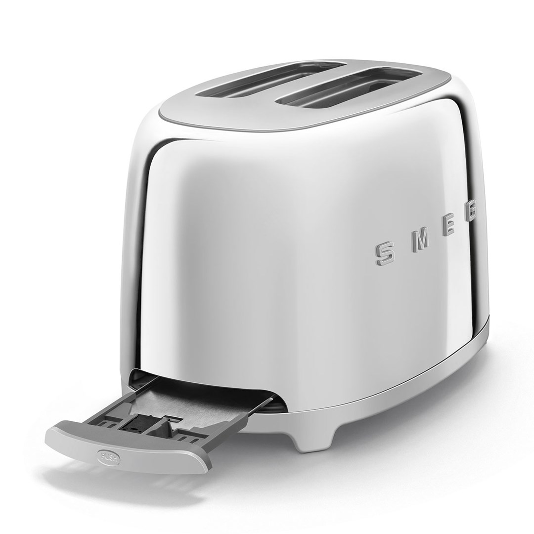 Smeg 50's Style Toaster TSF01SSEU Steel