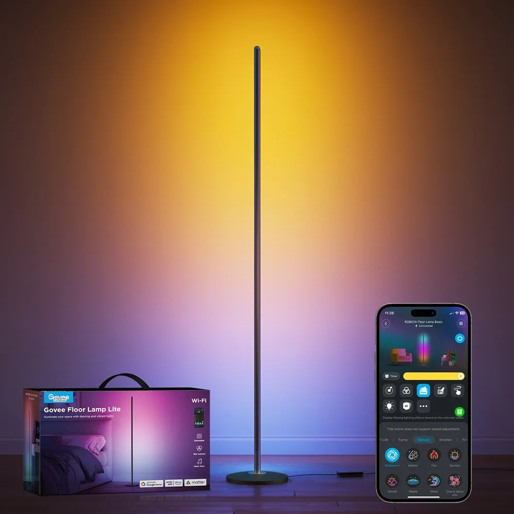 Pametna podna lampa GOVEE Floor Lamp Lite H8076 (RGBICW, 1000 lm, Wi-Fi)-3