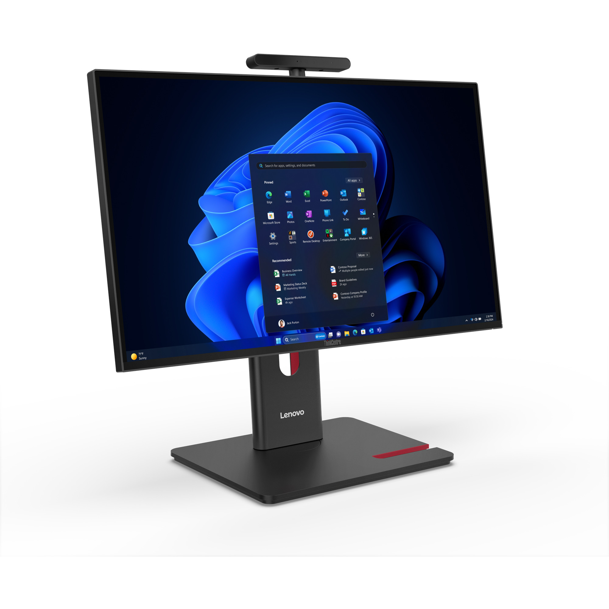 All-in-One PC LENOVO ThinkCentre M90a Gen 6 (23.8" 1920 x 1080, Intel Core Ultra 7 265, 32 GB RAM, 512 GB SSD, Windows 11 Pro, crna boja)-3