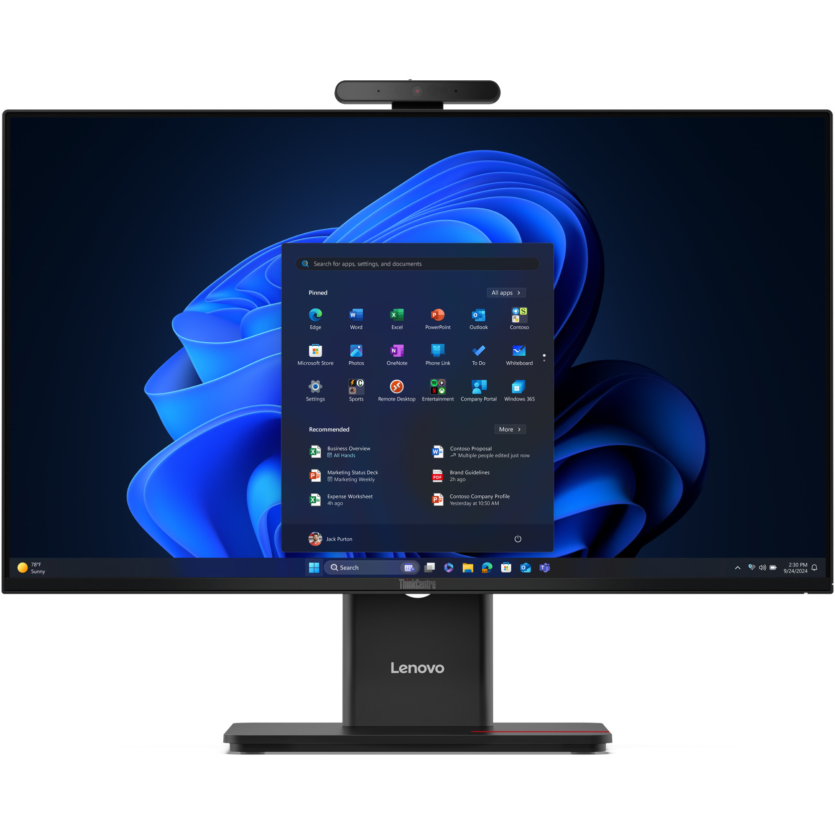 All-in-One PC LENOVO ThinkCentre M70a Gen 6 (23.8", 1920 x 1080, Intel Core Ultra 5 235T, 16 GB DDR5, 512 GB SSD, Windows 11 Pro, crna boja)-8
