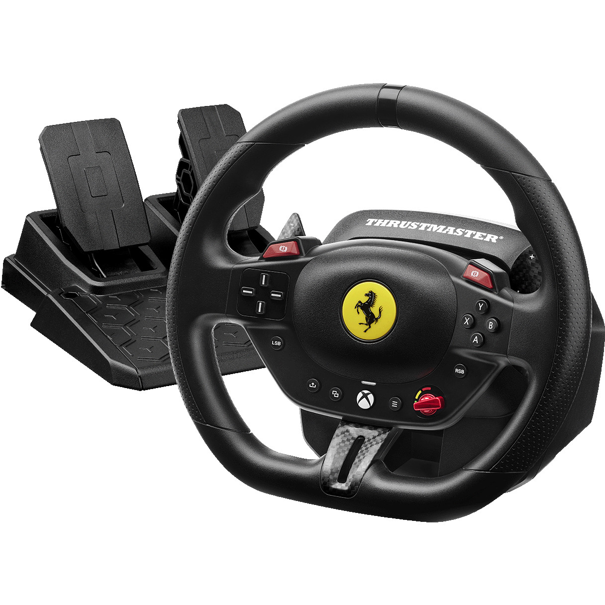 Volan Thrustmaster T98 Ferrari 296 GTS Black USB + Pedale (PC, Xbox One, Xbox Series S, Xbox Series X)
