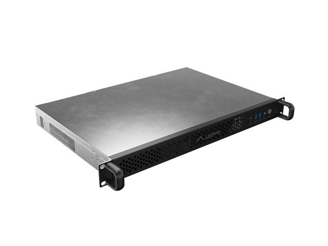 Rack kućište LANBERG SC01-3001-10B (1U, Micro-ATX/Mini-ITX, 300mm dubina)-0