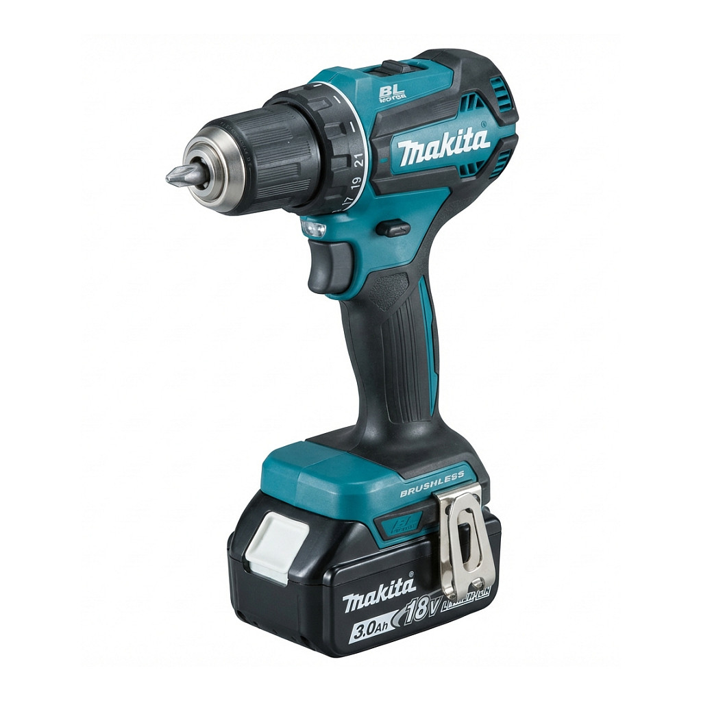 Bušilica akumulatorska MAKITA DDF485RFE 2x3.0Ah/18V