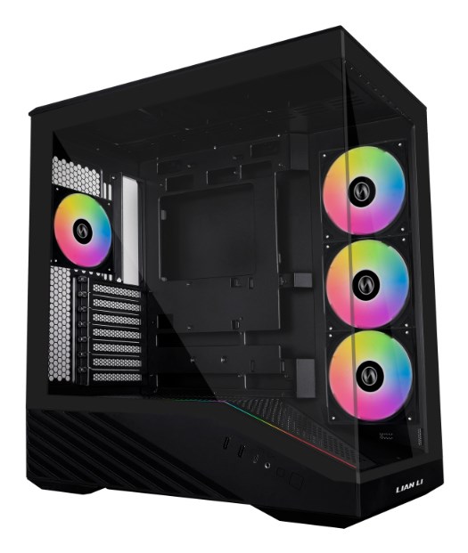 Kućište za računalo LIAN LI Vector V100 (Midi Tower, ATX, ARGB, Kaljeno staklo) Crno-0