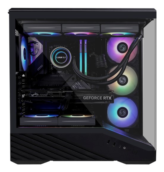 Kućište za računalo LIAN LI Vector V100 (Midi Tower, ATX, ARGB, Kaljeno staklo) Crno-6