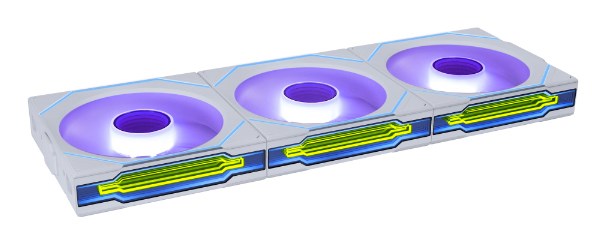 Ventilator za kućište LIAN LI Uni Fan SL-INF 120 ARGB (120mm, 2100 RPM, Infinity Mirror) bijeli-0