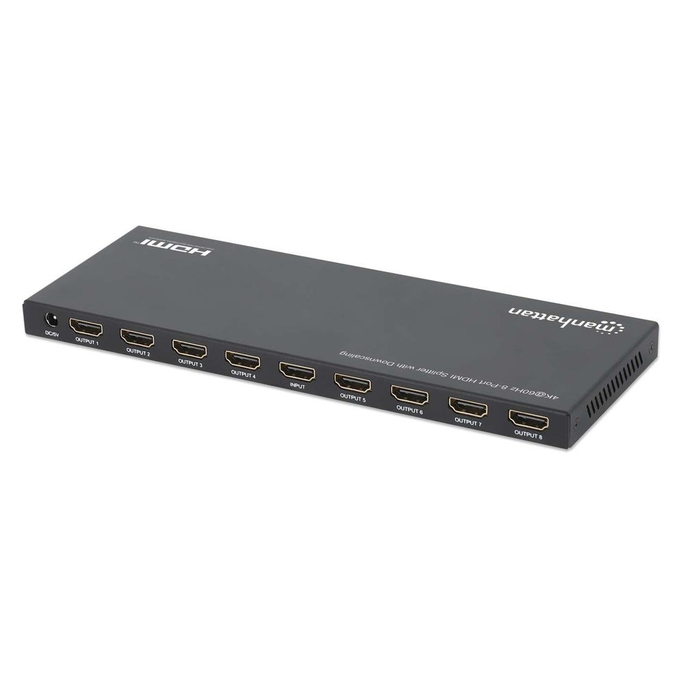 HDMI Splitter MANHATTAN 8-Port (4K@60Hz, 1x8, Downscaling, 18Gbps)-5